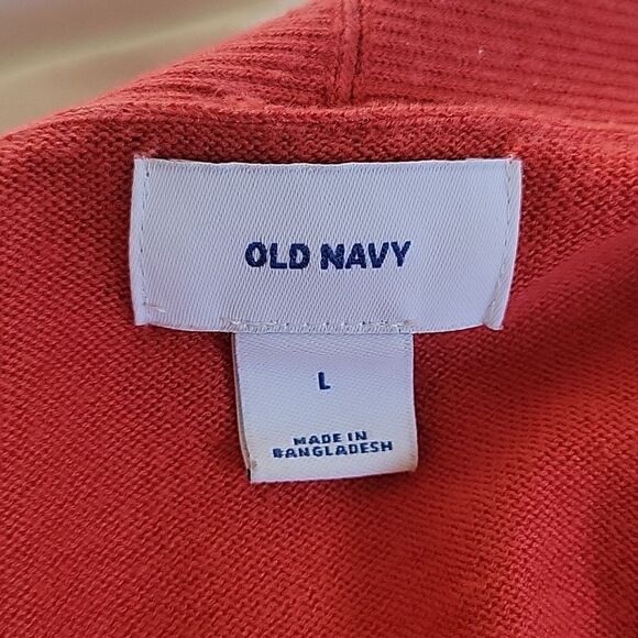 Old navy orange cardigan large - Picture 6 of 7